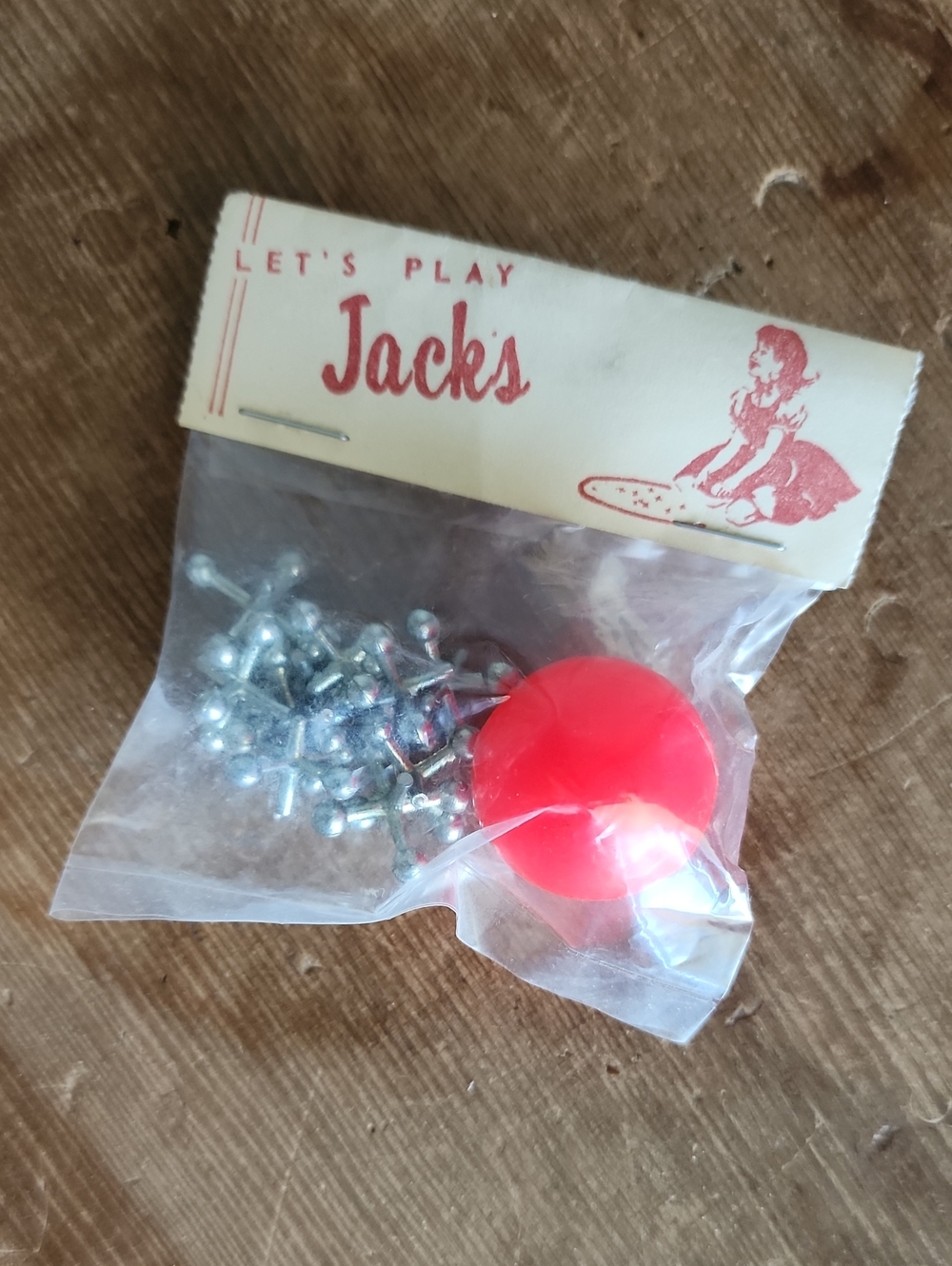 NWT VINTAGE ALOX MFG. CO. JACKS TOY